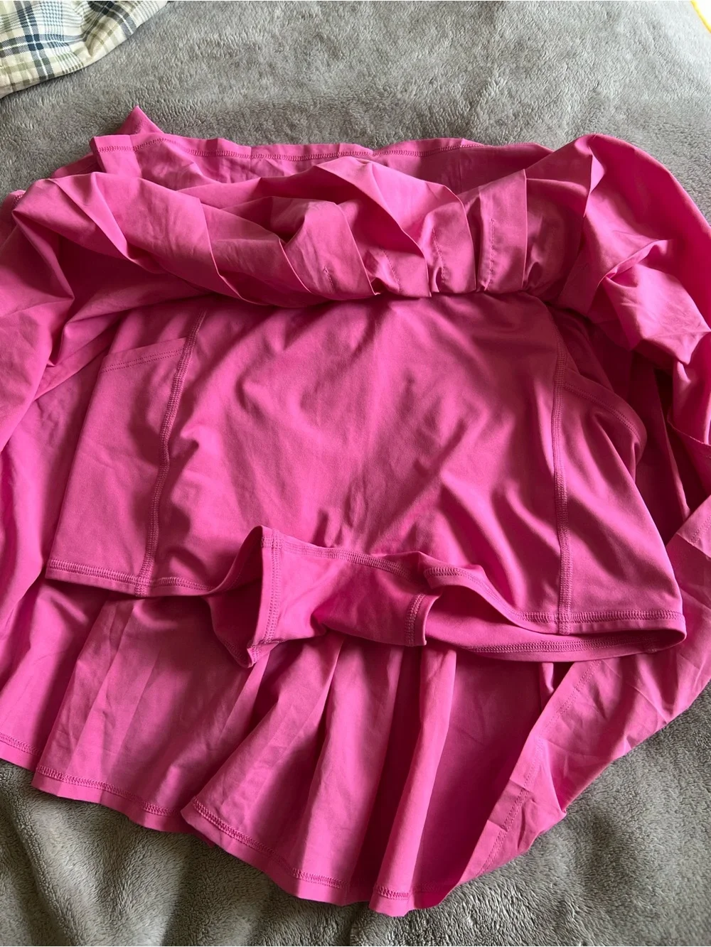 Alo Women’s Pink Varsity Tennis Skirt Large